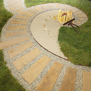 Gardens using Silica Quartz Sand