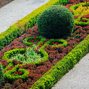 Landscaping using Silica Quartz Sand